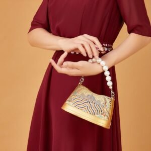 Pearl Beaded Mini Handbag